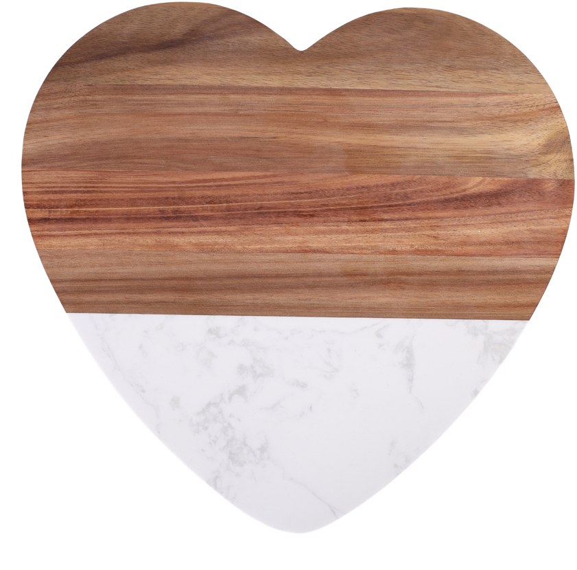 Heart Cutting Board Set